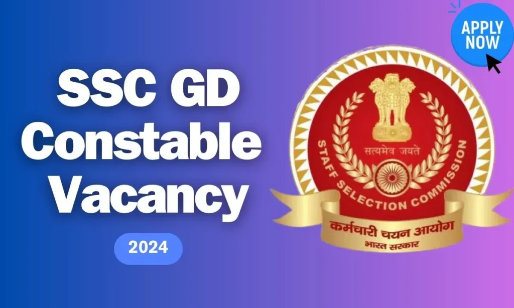 SSC GD New Vacancy 2024