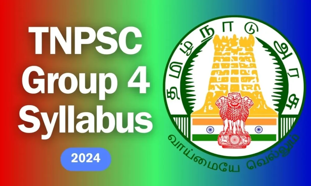 TNPSC Group 4 Syllabus 2024