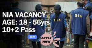 NIA Recruitment 2024